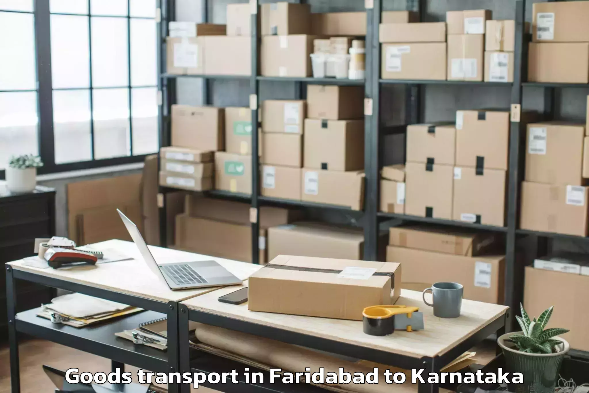 Easy Faridabad to Srinivaspur Goods Transport Booking